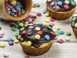 Muffins aux deux chocolats et Smarties