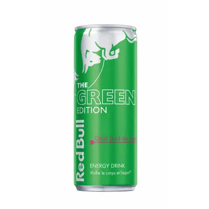 Red bull édition green gout fruit du dragon