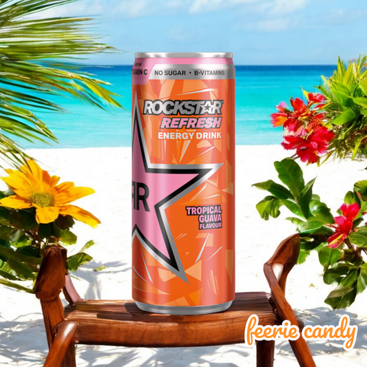 Rockstar Energy goût Tropical sans Sucre (DDM 27/04/24)anti-gaspi